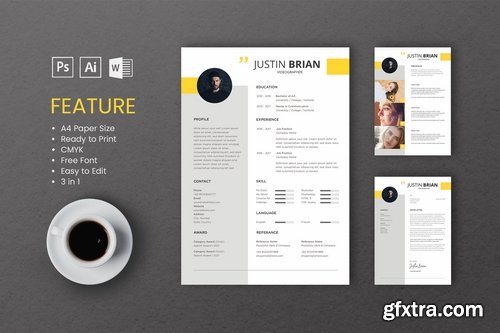 Professional CV And Resume Templates