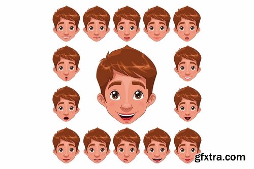 Boy Expressions with lip sync