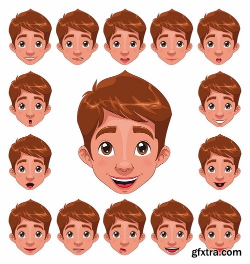 Boy Expressions with lip sync