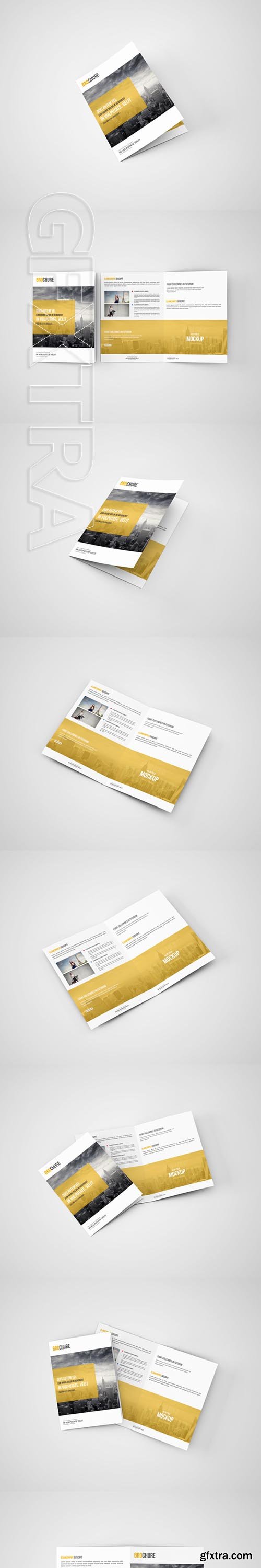 A5 BI-FOLD BROCHURE MOCKUP