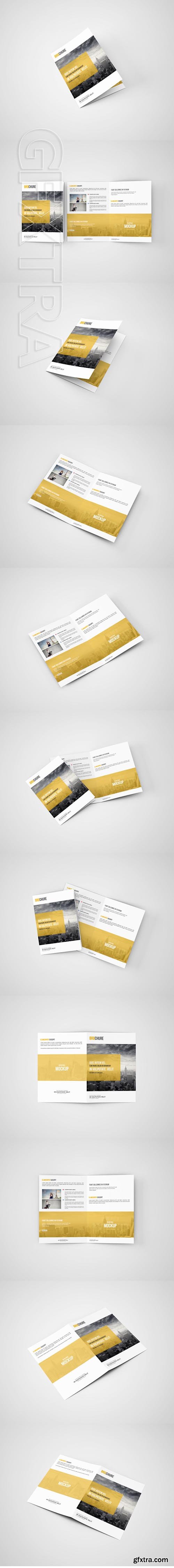 A5 BI-FOLD BROCHURE MOCKUP