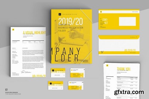 SIMPLE, CLEAN AND MODERN STATIONERY PACKAGE