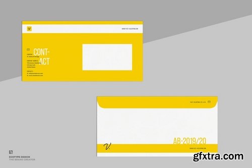 SIMPLE, CLEAN AND MODERN STATIONERY PACKAGE