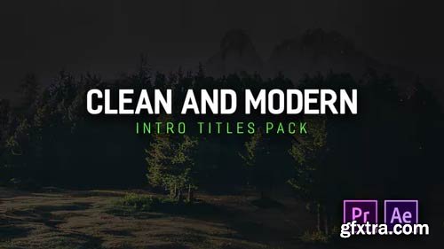 Videohive - Modern Intro Titles Pack for Premiere Pro - 22293382