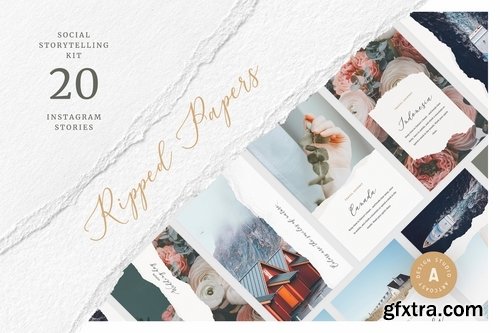 Ripped Papers — Instagram Templates