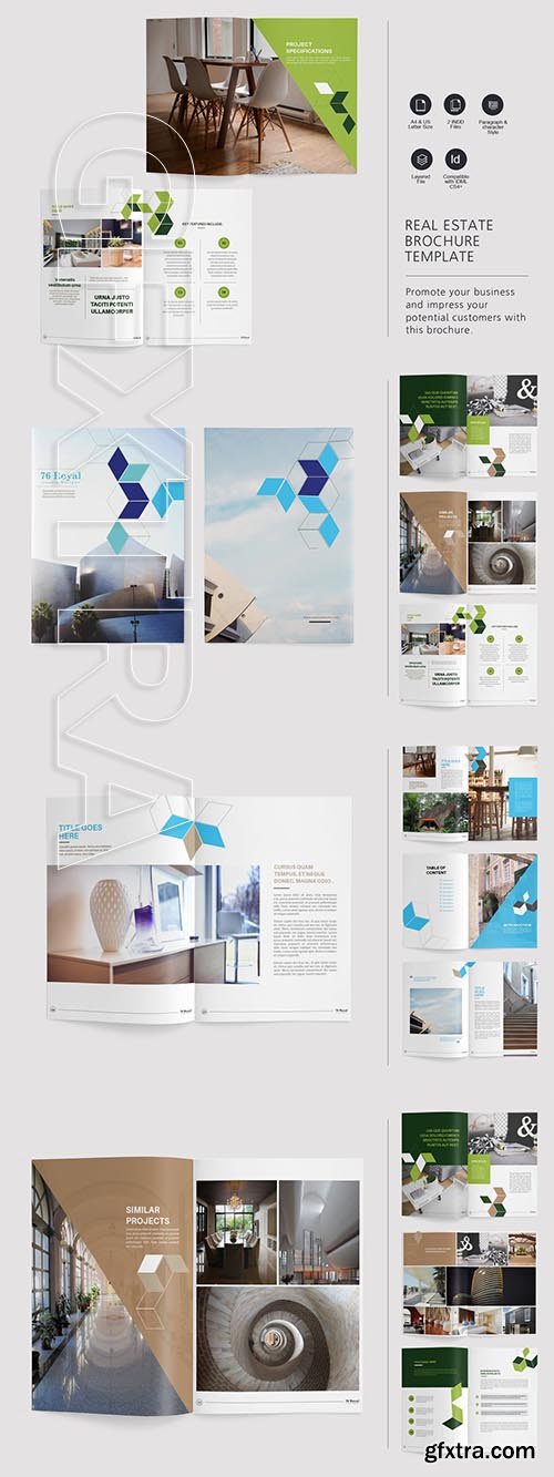 CreativeMarket - Real Estate Brochure Template 3590888