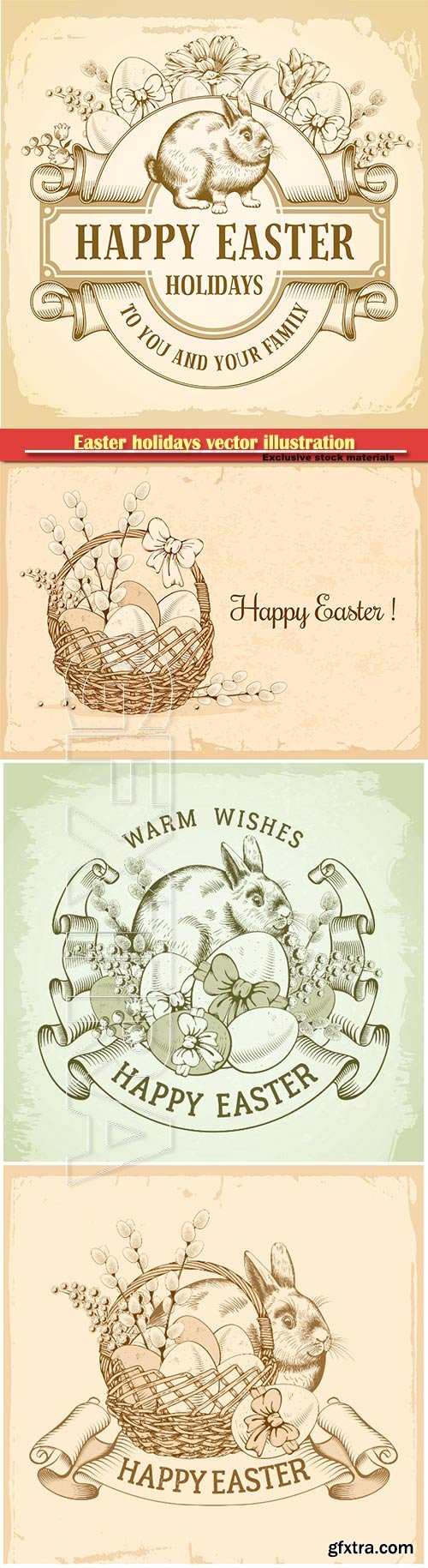 Easter holidays vector illustration # 13