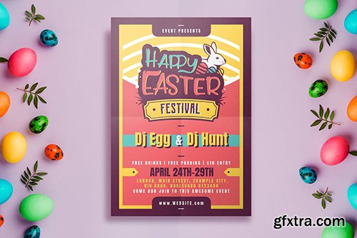 Easter Party Flyer