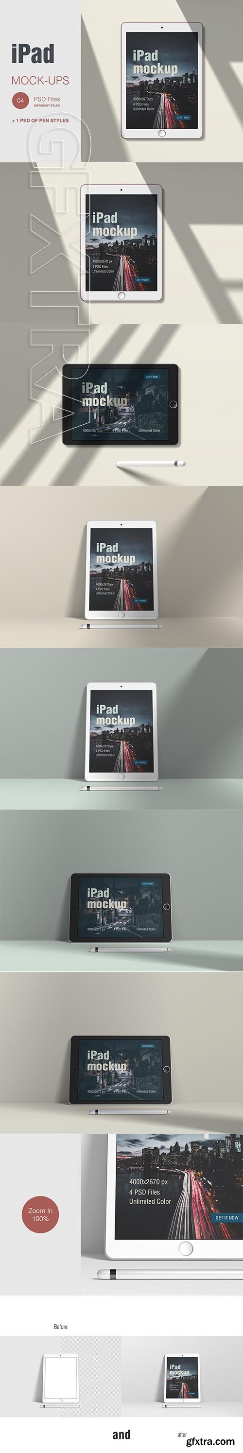 CreativeMarket - iPad Scene Creator Mockup 3616622