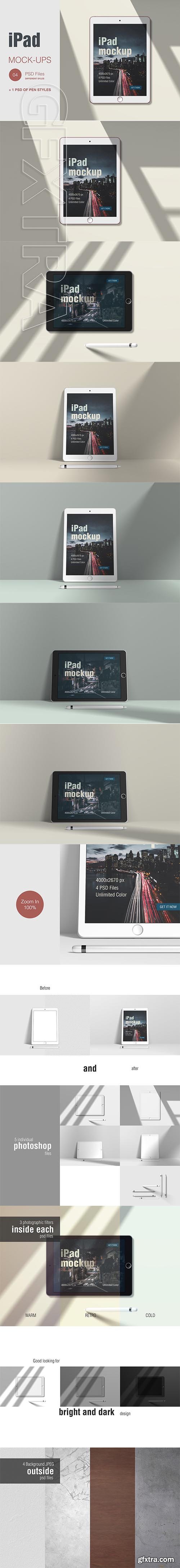 CreativeMarket - iPad Scene Creator Mockup 3616622