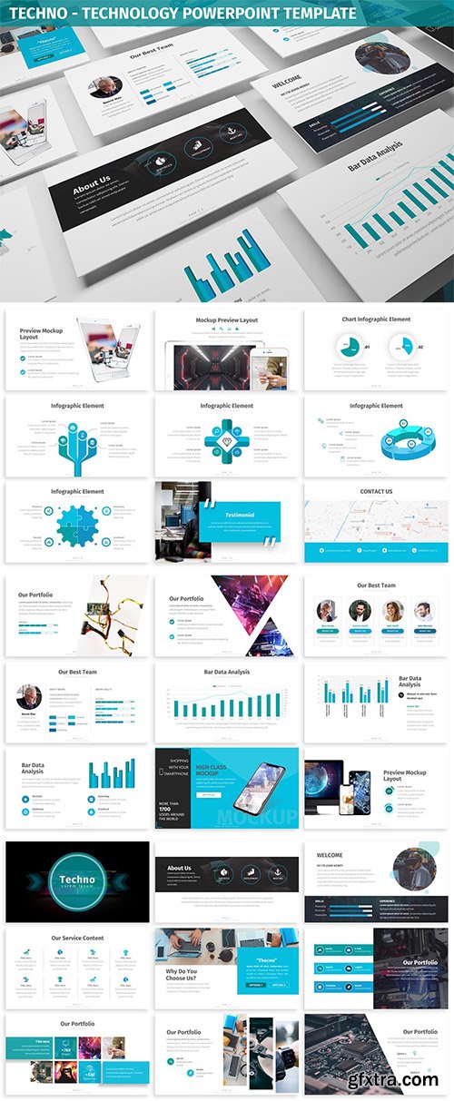 Techno - Technology Powerpoint Template