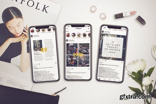 Travel Instagram Post & Instagram Story Template