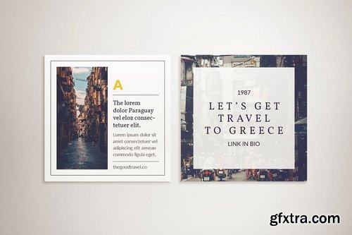 Travel Instagram Post & Instagram Story Template