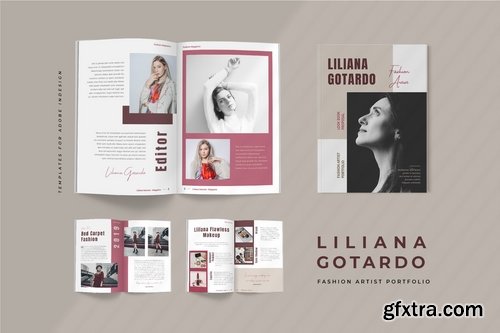 Liliana - Fashion Artist Portfolio Lookbook