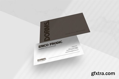 Dorms - Minimal Fashion Business Card