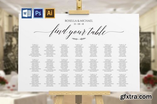 Wedding Seating Chart Pack