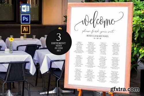 Wedding Seating Chart Pack