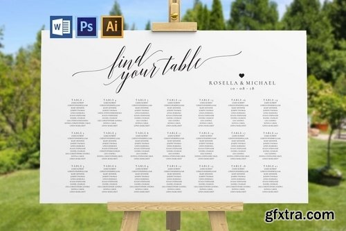 Wedding Seating Chart Pack