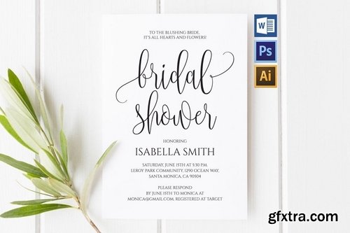 Bridal Shower Invitation Pack