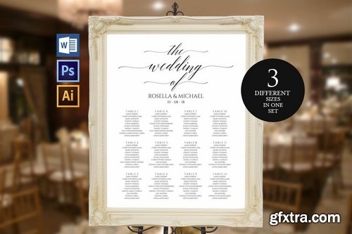 Wedding Seating Chart Pack