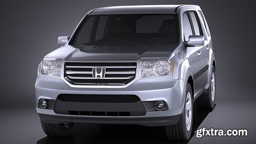 Honda Pilot 2014 (vray) 3D Model