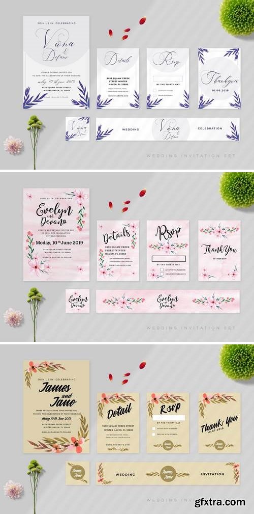 Wedding Invitation Set Bundle