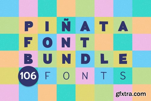 Pi?ata Font Bundle (106 Fonts)