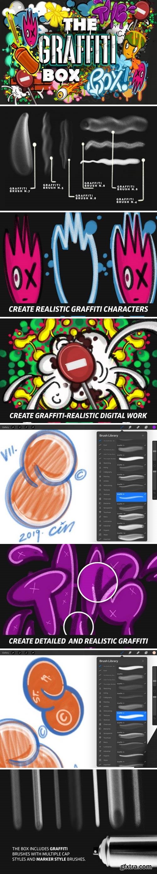 The Graffiti Box: Procreate Brushes