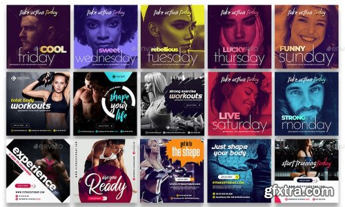 Graphicriver Instagram Post and Stories Banner Bundle 23486351