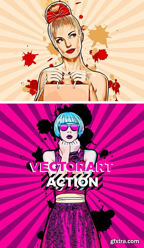 Graphicriver VectorArt Photoshop Action 23467041