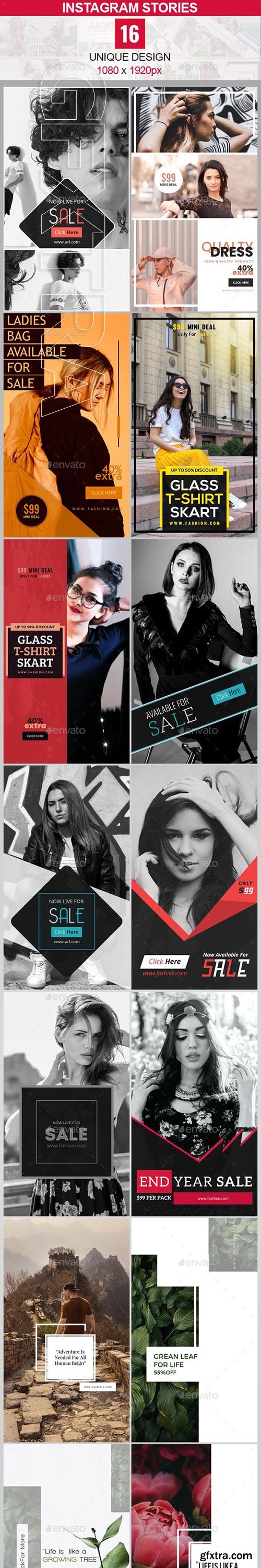 GraphicRiver - Instagram Stories Bundle - 16 Design 23334662