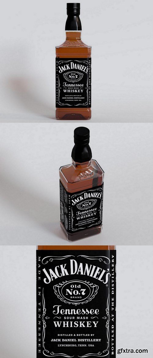 JACK DANIELS WHISKEY – 3D MODEL