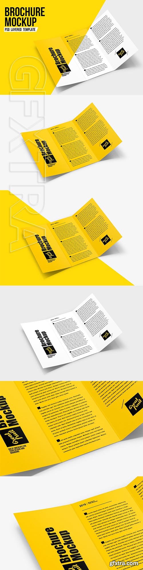 CreativeMarket - Brochure Leaflet PSD Mockup 3602201