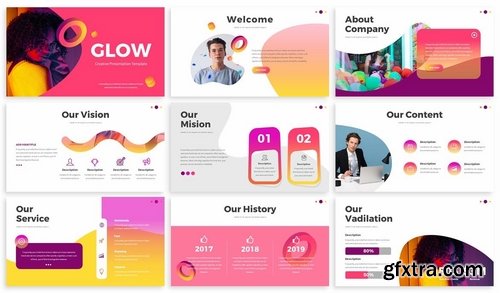 Glow - Gradient Powerpoint Template