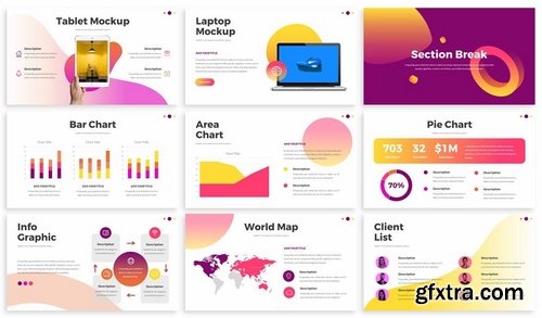 Glow - Gradient Powerpoint Template