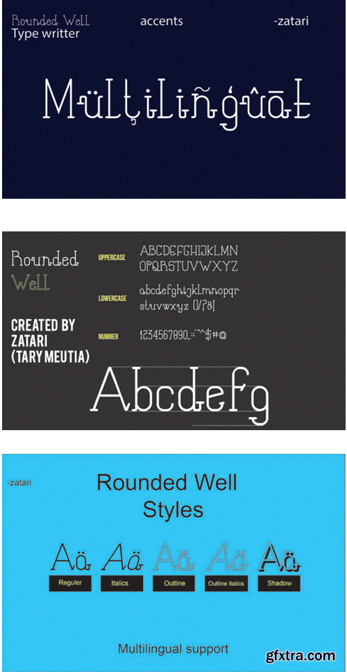 Rounded Well Font