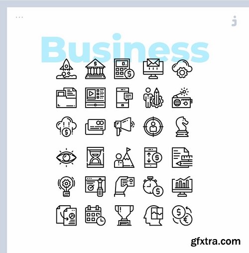 30 Business and Startup Icons
