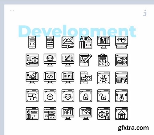 30 Design and Development Icons