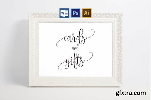 Cards and Gifts Sign Pack