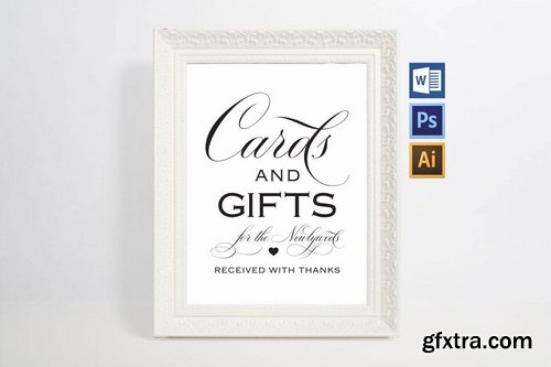 Cards and Gifts Sign Pack