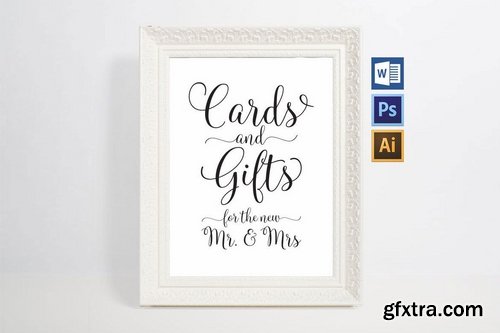 Cards and Gifts Sign Pack