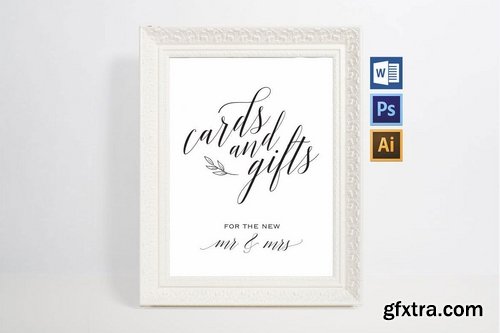 Cards and Gifts Sign Pack