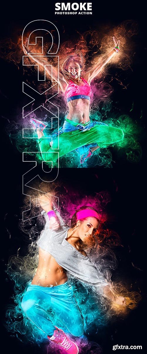 GraphicRiver - Smoke Photoshop Action 23387176