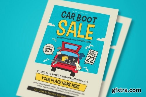 Car Boot Sale Event Flyer