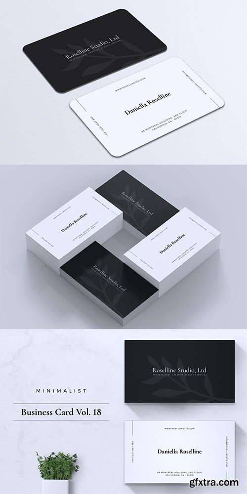 Minimalist Business Card Vol. 18