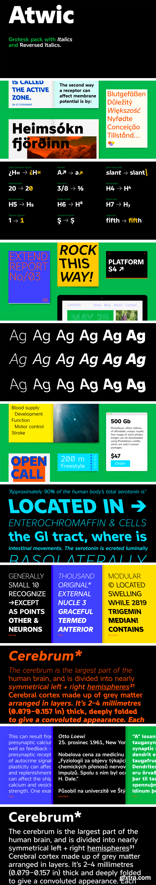 Atwic Font Family