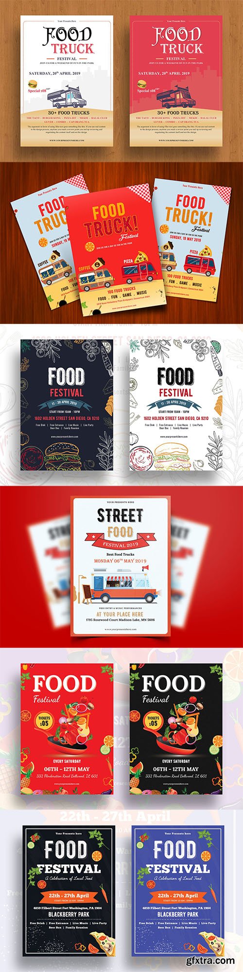 Food Festival Flyers 01-06