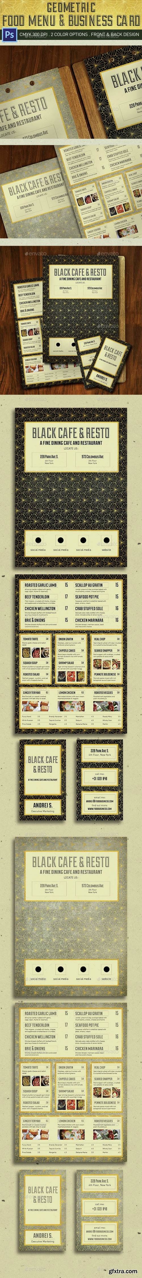 Graphicriver - Geometric Food Menu 14937003