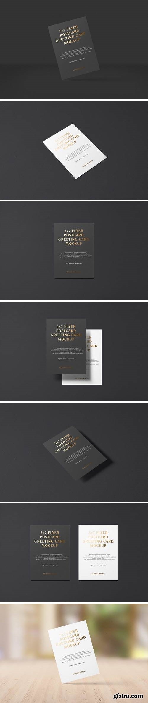 5x7 Flyer / Greeting Card Mockup