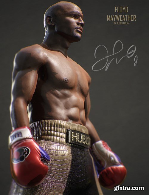 Floyd Mayweather 3D Model